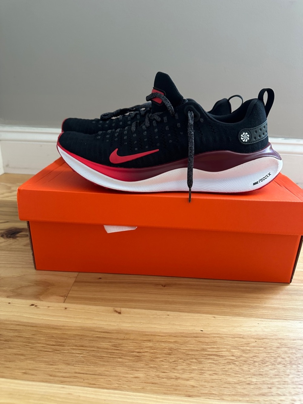 Nike Men’s Athletic Shoes Black and Red